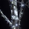 Lights4fun Pro connect von 50m 500er LED Lichterkette weiß koppelbar schwarzes Kabel