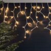 Lights4fun Pro Connect 10m 500er LED Eiszapfen-Lichterkette IP67