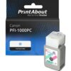 PrintAbout Druckerpatrone kompatibel mit Canon PFI-1000PC – Fotocyan