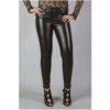 Horror-Shop Burleska Demonia Hose Kunstleder braun