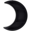 Horror-Shop Schwarzes Halbmond Wandregal 42cm
