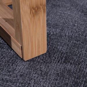 teppich.de Handwebteppich Randora grau 150×170 cm sechseckig Grau
