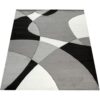 teppich.de Moderner-teppich Diamora schwarz-weiß 80×150 cm Schwarz-Weiß