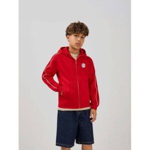 FC Bayern Zip-Hoodie Essentials – Rot – Kinder