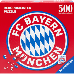Ravensburger FC Bayern Rundpuzzle Logo 500 Teile – Rot