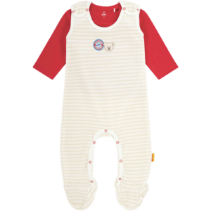 Steiff FC Bayern Strampler & T-Shirt Set – Beige – Baby