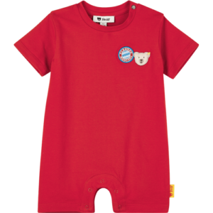 Steiff FC Bayern Strampler kurzarm – Rot – Baby