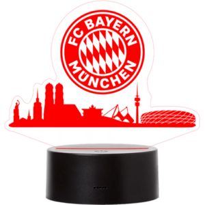 FC Bayern LED Skyline – Rot