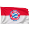 FC Bayern Hissfahne Logo 250×150 cm – Rot/Weiß