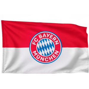 FC Bayern Hissfahne Logo 250×150 cm – Rot/Weiß