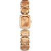 Quarzuhr SWAROVSKI „MILLENIA“, braun (bronzefarben, roségoldfarben), Armbanduhren, Damen, Quarzuhr, Armbanduhr, Damenuhr, Swarovski-Kristalle, Swiss Made