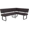Hela Eckbank LUISE LEB anthrazit Vintage Optik anthrazit B/H/T: ca. 202x92x152 cm