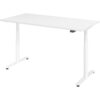 Höhenverstellbarer Schreibtisch 160 x 80 cm Weiß