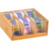 Kesper Teebox natur Bambus B/H/L: ca. 11×9,5×22 cm