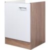 Flex-Well Spülenschrank Samoa weiß Eiche Nachbildung B/H/T: ca. 50x82x57 cm