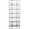 Wandregal 37 x 103 cm schwarz