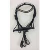 Reitsport Manski Manski Trense White Pearl schwarz/weiß unterlegt PONY