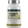 EXVital® Omega 3 Kapseln aus Algenöl, 2000 mg DHA & EPA, 120 Kapseln