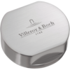 Villeroy und Boch Abdeckkappe 940526L7 Messing Edelstahl gebürstet, rund, für Einzeldrehgriff
