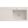 Villeroy und Boch Subway Style 60 Spüle 336102KR rechts, mit Ablaufgarnitur, Excenterbetätigung, 1000 x 510 mm, crema CeramicPlus