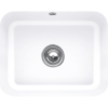 Villeroy und Boch Unterbauspüle 670602KG mit Ablaufgarnitur, Exzenterbetätigung, Befestigungssatz, Snow White