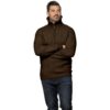 Noble Wilde Javelin Zip Neck Wollpullover M Kauri