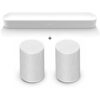 Sonos Entertainment Set – mit Beam (2. Gen.) und 2 Era 100 SL – Weiß