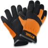 STIHL Kinder-Arbeitshandschuhe S/4 – elastischer Materialmix, Kunstleder, prominentes STIHL-Logo