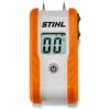 STIHL Holzfeuchtigkeits-Messgerät, beleuchtetes Display, gummierte Griffe, ausfahrbare Messfühler, batteriebetrieben, 8 x 4 x 2 cm, 50 g