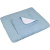 Sterntaler Wickelauflagenbezug Waffelpiqué blau