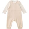 Bornino Lieblinge 2-tlg. Set Latzhose mit Shirt Schaf beige   natur 74