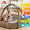 Fehn Spielbogen mit 3-D-Activity-Nest Otter Theo braun