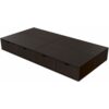 ABC MEUBLES Bett mit Schubladen 90×200 Würfel – Schwarz
