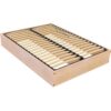 ABC MEUBLES Bettkasten 2 Sitzer aus Massivholz robust -160×200 – Roh (ohne Lack)