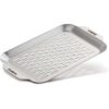 Enders Grillschale, grau, Edelstahl, 32 x 19 x 1,5 cm