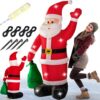 monzana® Aufblasbarer Weihnachtsmann mit Beleuchtung