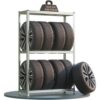 monzana® Reifenregal 180x120x40cm verzinkt 795kg