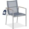 Garland® Gartenstuhl Monza 4er-Set Grau stapelbar
