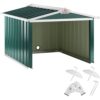 Gardebruk® Mähroboter Garage Grün Metall 86x100x63cm