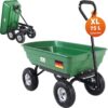 Gardebruk® Bollerwagen Grün 103,5x51x92,5cm mit Kippfunktion