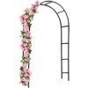 Gardebruk® Rosenbogen Schwarz 240x140x37cm