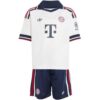 Adidas FC Bayern München 26/27 Away Set Kinder Trikot, weiß, Gr. 116 116