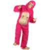 KARNEVAL-MEGASTORE Deluxe Gorilla-Kostüm pink