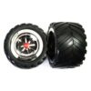 Carrera 2 rear tyres with wheel rims for X-Treme (140006)