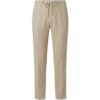 Hollert Leinenhose in Beige – Eleganz trifft Lässigkeit aus 100 % Leinen Größe: XXL male