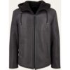Hollert Jacke Levin Braun – Curly Lammfell im urban-lässigen Look Größe: M male