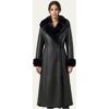 Hollert Toscana Lammfellmantel – Edler Premium-Mantel in Schwarz Größe: S female