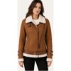 Hollert Lammfelljacke Melli Beese Cognac Größe: M female