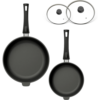 STONIQ Hochrandpfannen Duo   PFAS-Frei,       Lebenslange Garantie   Antihaft   Robuste AluminiumHochrandpfanne   Induktionspfanne   Hoffmann Germany