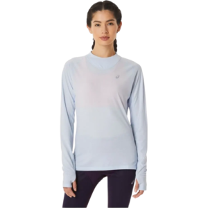 asics Winter Run LS Laufshirt Damen Blau Gr. S